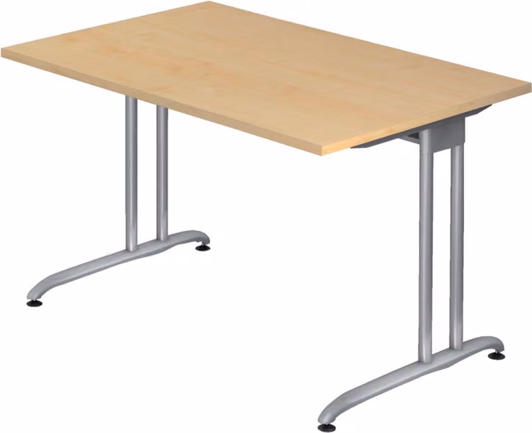 HAMMERBACHER BS12 Schreibtisch buche rechteckig