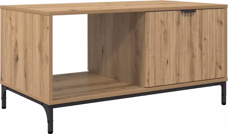 Tavolino da salotto Rovere artigianale 90 x 49 x 46 cm