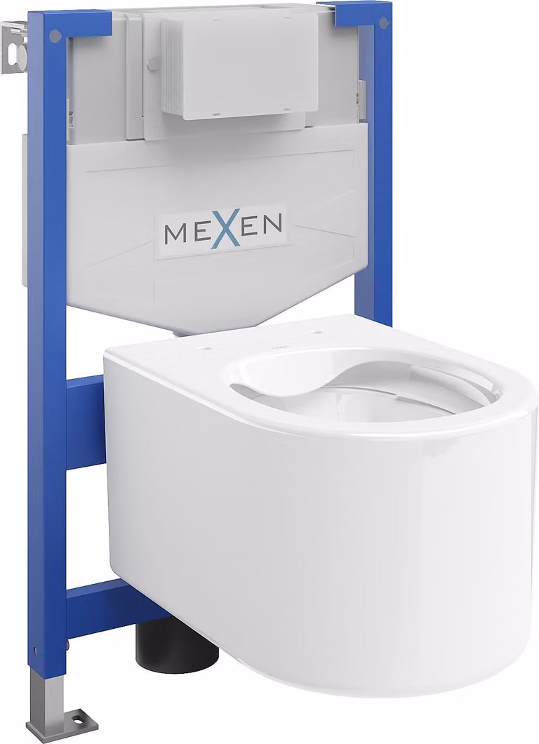 Mexen Sofia set da incasso WC telaio Fenix XS-F con vaso WC, bianco lucido - 6803354XX00