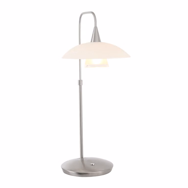 Lampada da tavolo - acciaio - Tallerken - vetro metallo - lampada da scrivania - G9 - 2657ST - Steinhauer