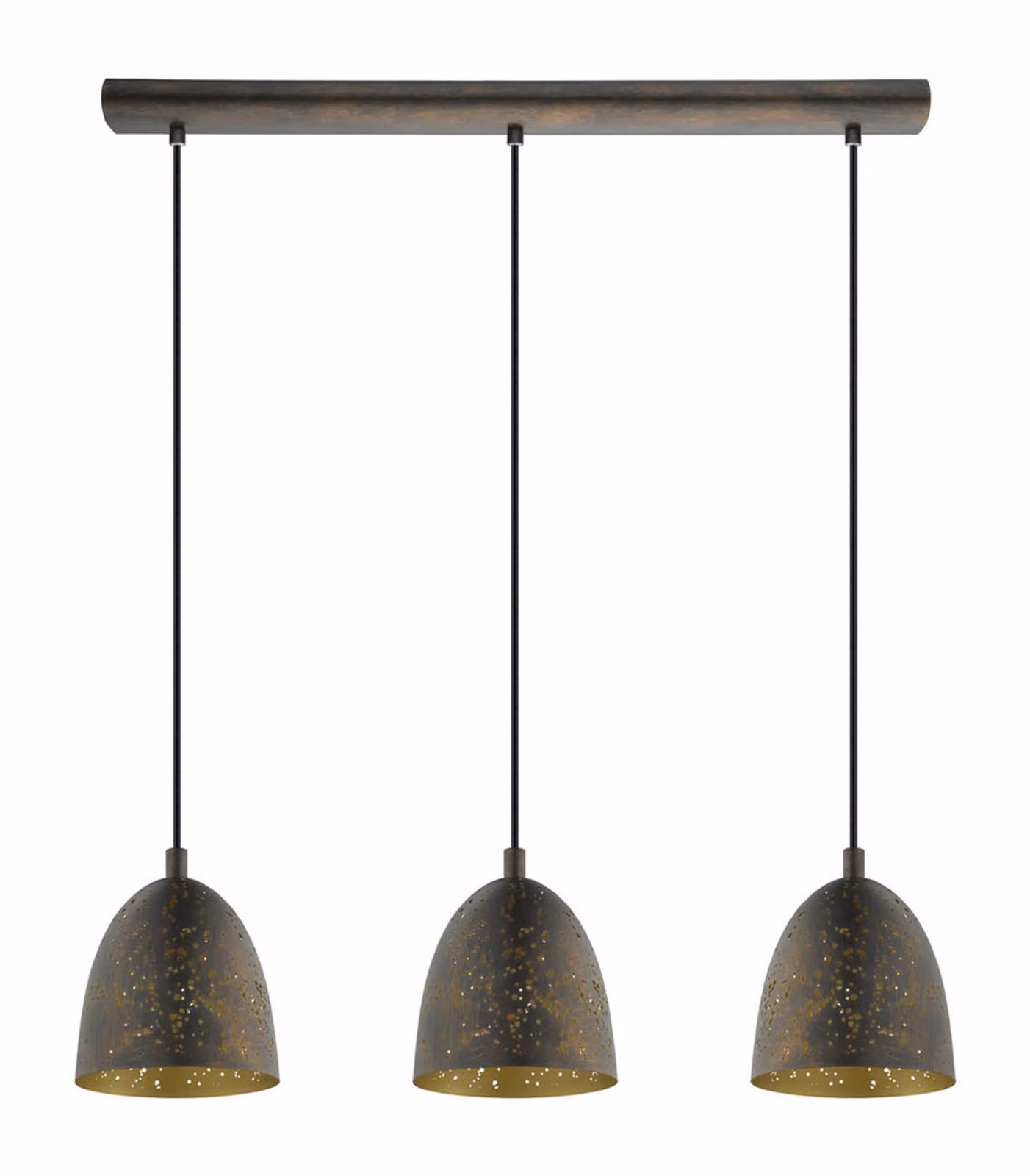 Eglo 49871 Safi lampada a sospensione a 3 luci color oro marrone