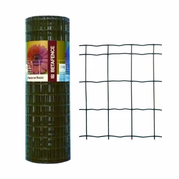 Betafence 53043 Pantanet Basic Rotolo Rete per Recinzione Verde, Altezza: 120 cm, Lunghezza: 25 m, Maglia: 76x63,5 mm, Filo: 1,80-2,20 mm – 2