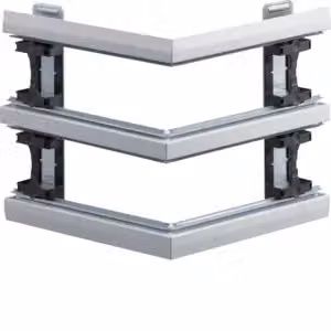 Angolo esterno in acciaio Hager BKIS 25x230, sporgenza 2x80, bianco BKIS251303D9016