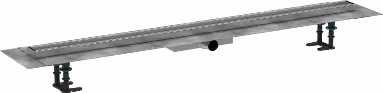 Scarico a pavimento da 1200 cm, rivestibile, installazione a filo pavimento, acciaio inossidabile