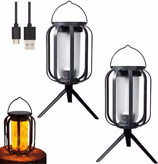 2 luci da giardino a energia solare - Luci da giardino solari - Illuminazione esterna a LED con sensore giorno/notte - Resistente all'acqua IPX4 - Lanterne da giardino - Illuminazione esterna - Luci decorative per alberi, verande, feste e matrimoni - Colo