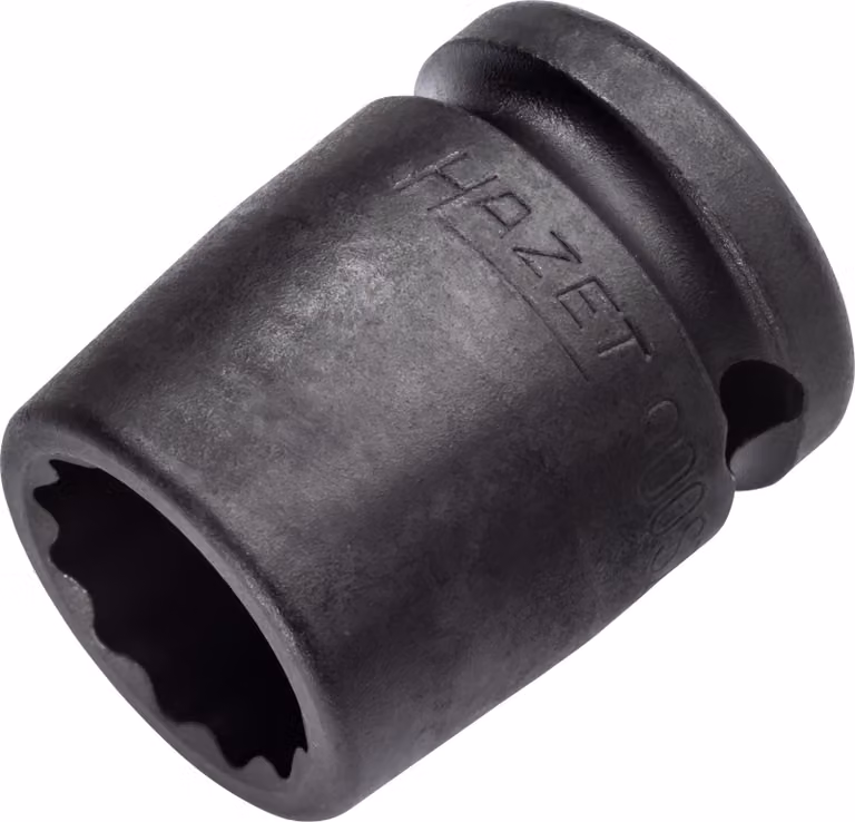 HAZET punta per cacciavite a percussione e a macchina (doppio esagono) 900SZ-18 cava quadrata 12,5 mm (1/2 poll.) profilo di trazione doppio esagono esterno 18