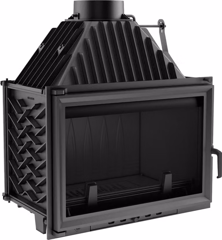 Caminetto in ghisa per legna OLIWIA 16 kW Ø 180