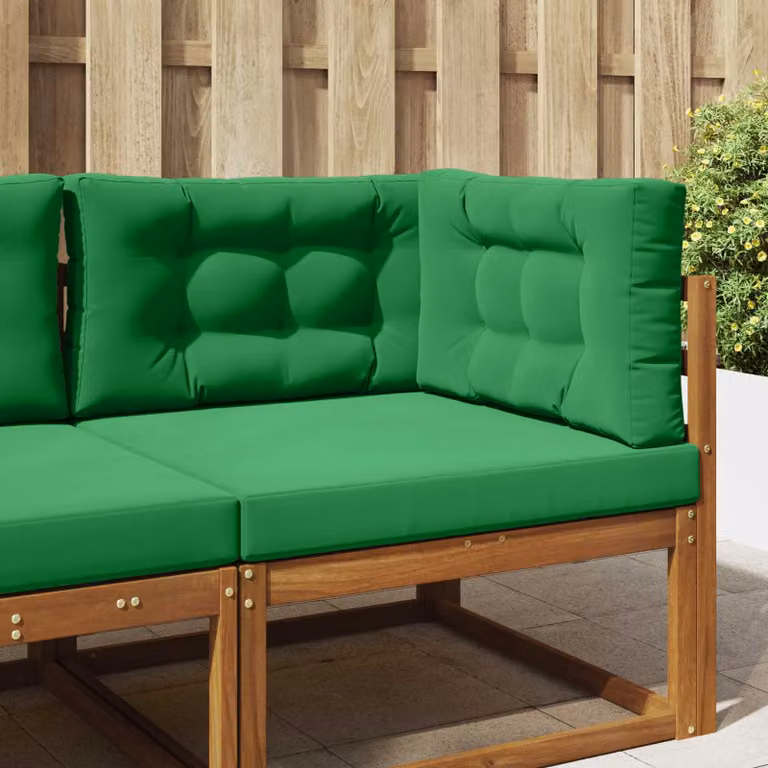 Cuscino per divano da esterno vidaXL in poliestere verde 80 x 80 cm