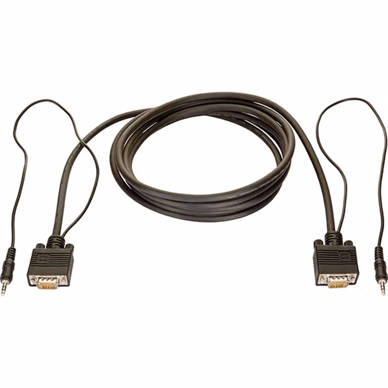 BACHMANN VGA Miniklinke Kombikabel 3,0m VGA+Miniklinke