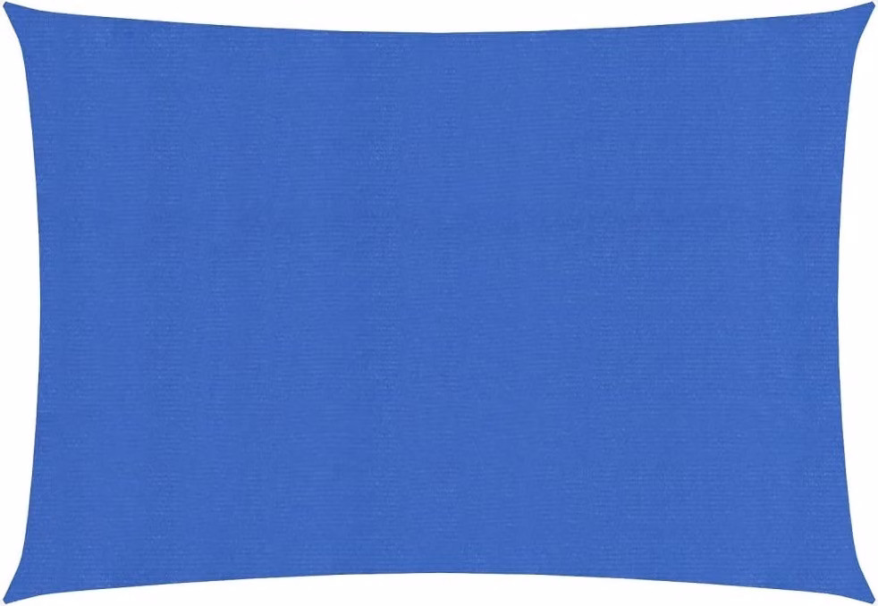 Vela Parasole 160 g/m² Rettangolare Blu 3x5 m in HDPE