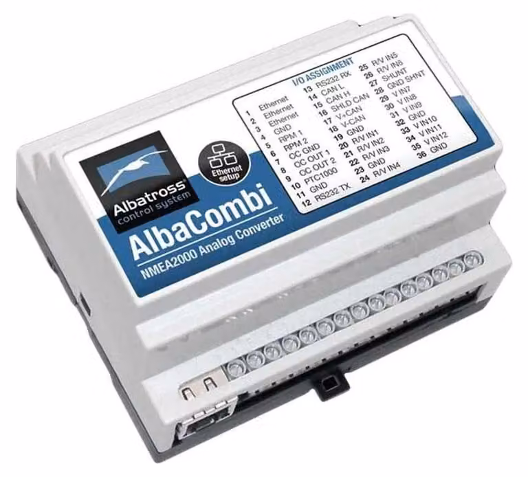 Albatross Alba Combi Nmea2000 Convertitore Bianco Bianco Taglia Unica
