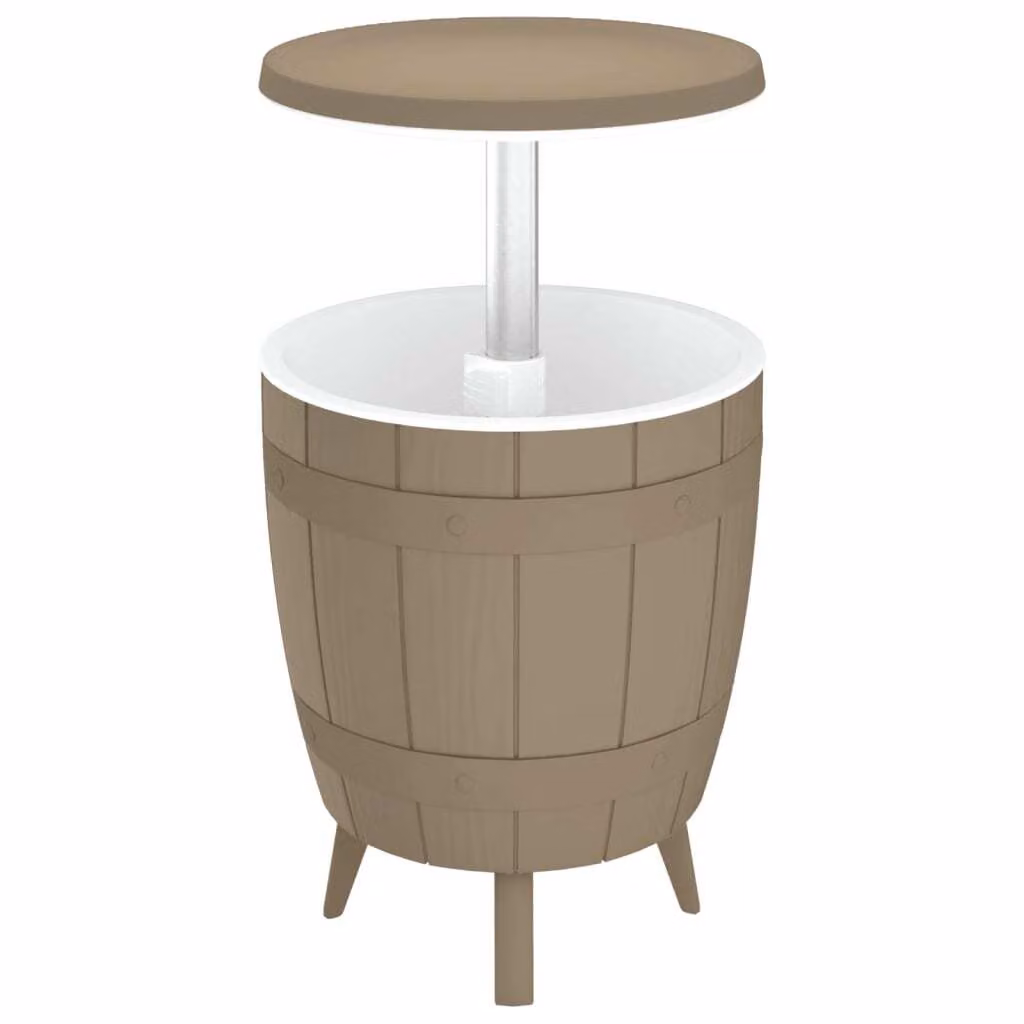 Tavolo Frigo 3 in 1 Polipropilene Marrone Chiaro