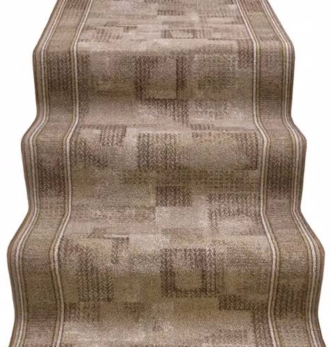 emmevi Passatoia Scala Scalinata Ingresso Bordata Tappeto Corridoio Gradini Antiscivolo 67x1000 Cm Marrone