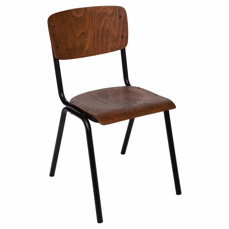 Sedia scolastica KIEL, colore nero