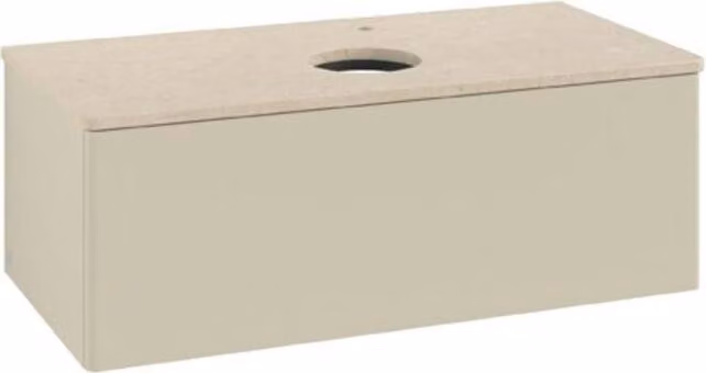 Mobiletto V&B senza struttura frontale Antao 100x36x50cm, HL, WBP botti., si Gr m Lac