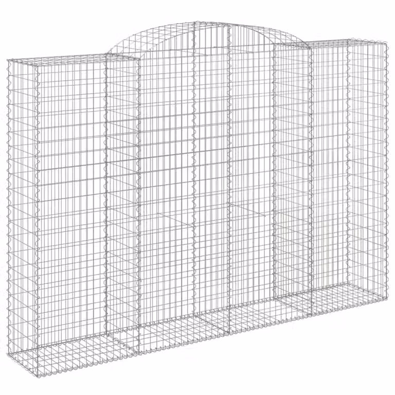 Cesto Gabbione ad Arco 300x50x200/220 cm Ferro Zincato
