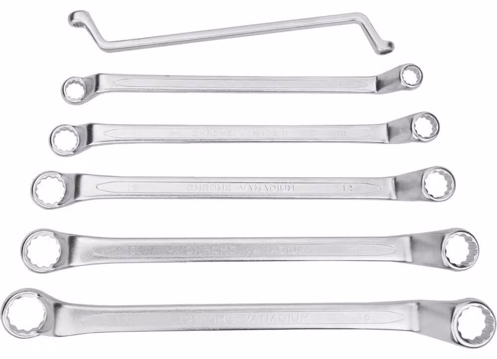 NEO TOOLS Chiavi ad anello piegate 6-32 mm, set di 12 pezzi.