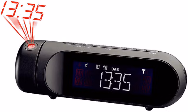Radiosveglia Majestic RS 119P DAB+ FM con porta USB, colore Nero