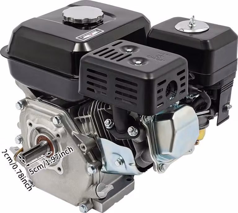 Motore a benzina, 4 tempi, cilindrata 212cc, nero1