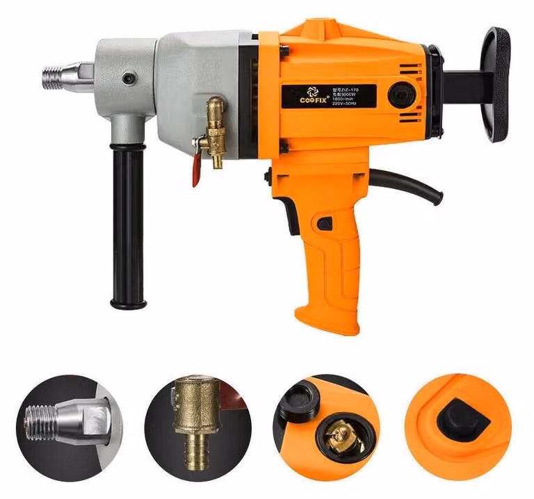 Trapano a nucleo da 180 mm, 3000 W, 220 V, con velocità variabile