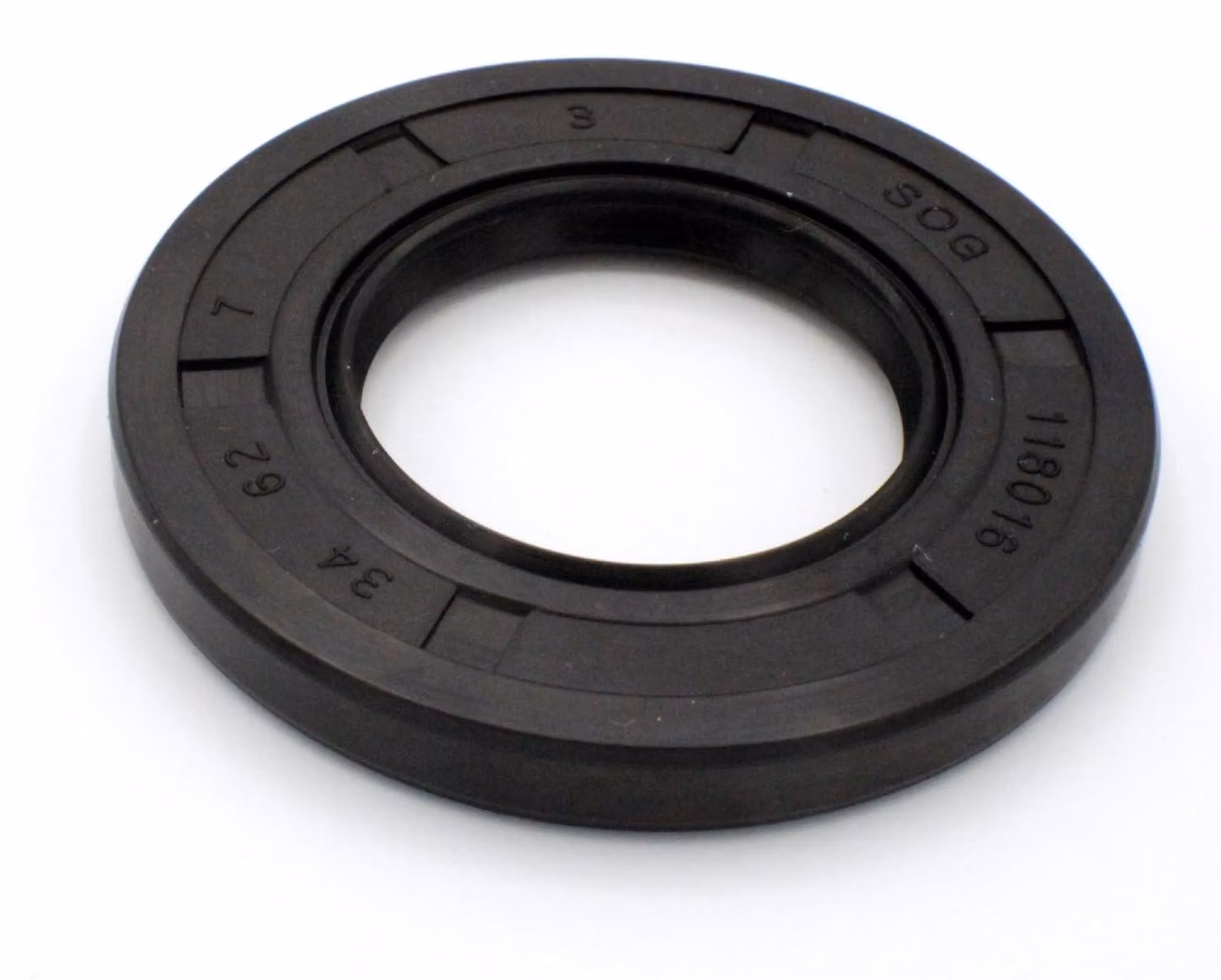 Guarnizione radiale a labbro singolo, 34x62x7 mm, NBR 70, conforme alle norme DIN 3760 e ISO 6194