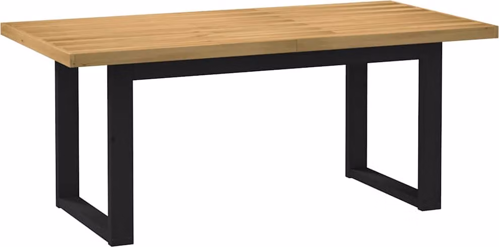 Maison Exclusive - Tavolo Pranzo NOAIN Gambe a Forma U 180x90x75 cm Legno Massello