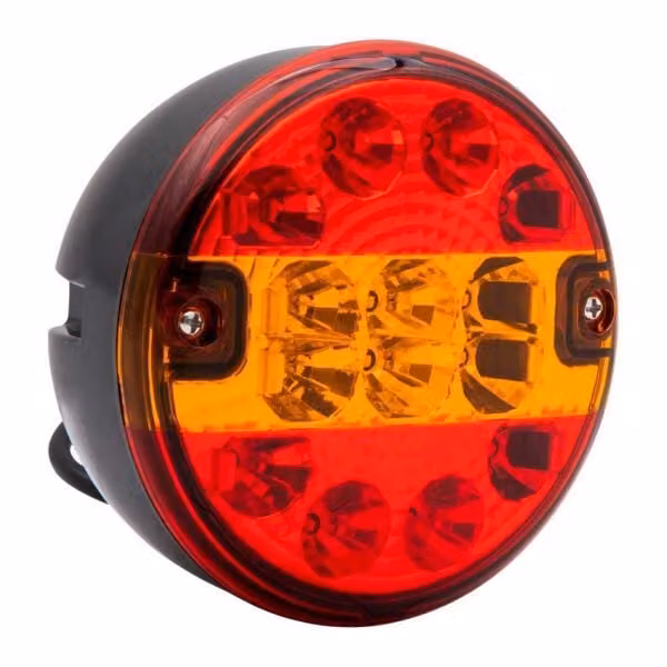 Luce posteriore d'angolo per rimorchio 140 mm. 14 LED