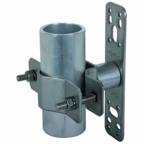 Fissaggio a parete Dehn NIRO, montaggio verticale con staffa per tubi da 40-50 mm 105342