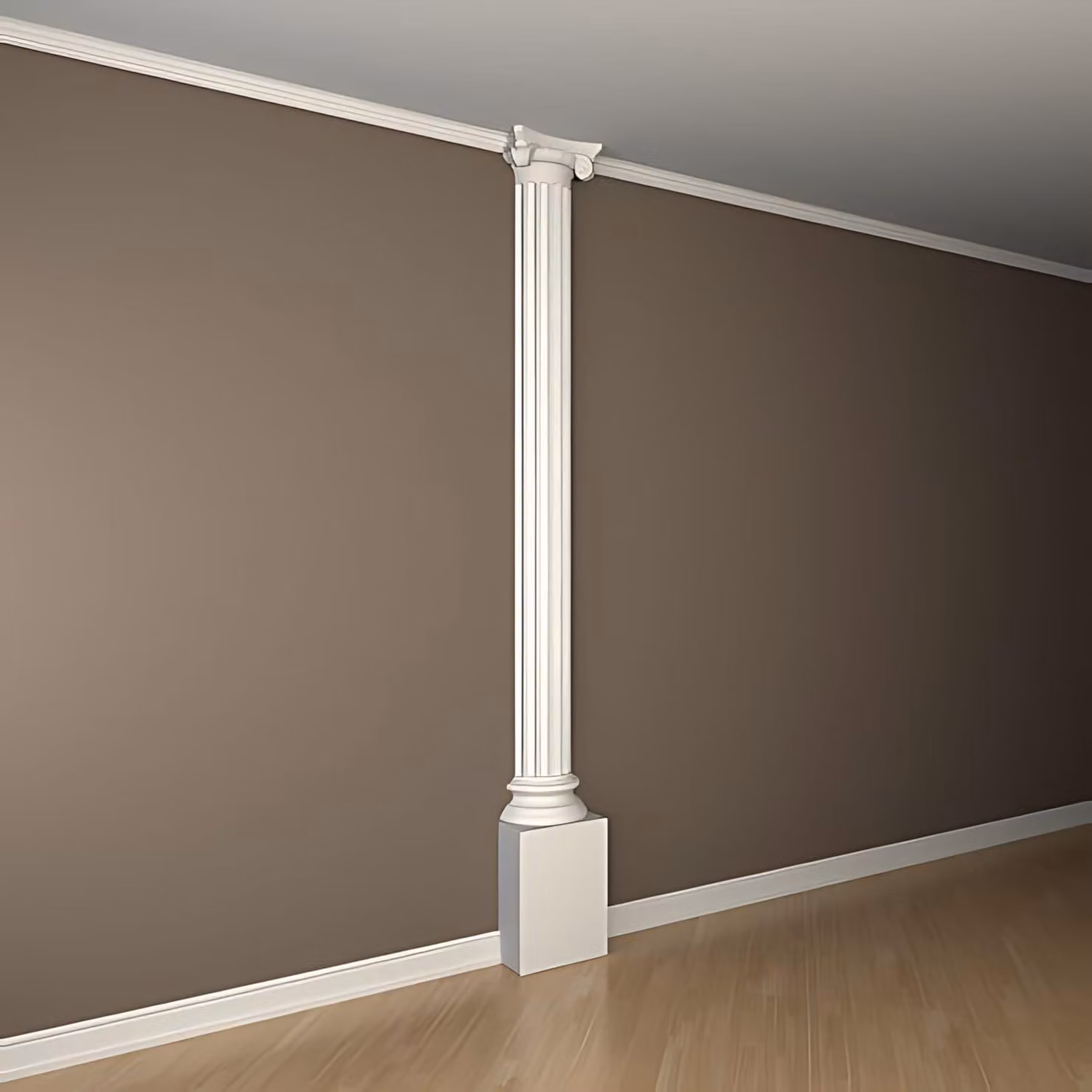 Profhome 115100 Cerchio a semicolonna in stile dorico