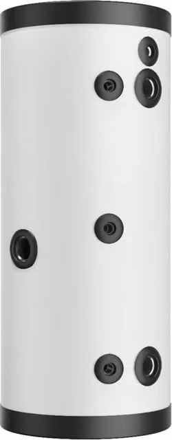 Puffer Inerziale e Separatore Idraulico Ariston CKZ 50 H per Pompe di Calore, Bianco, in Acciaio Inox con Isolamento e Staffa a Parete