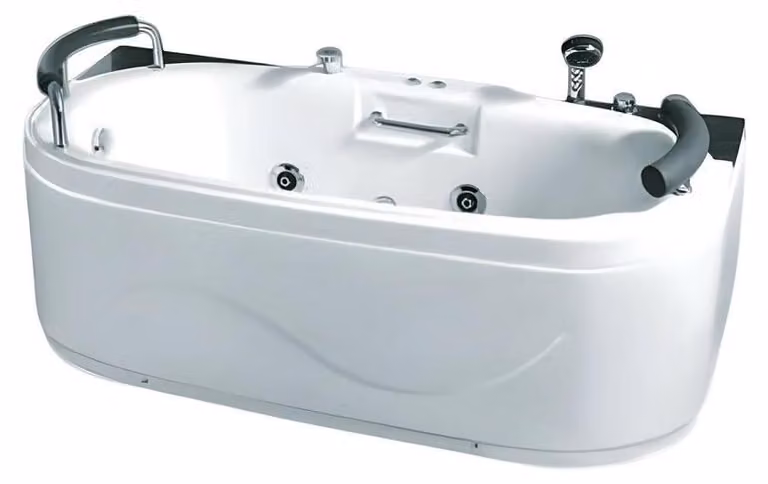 Bad Luxuswanne Whirlpool Badewanne Wellnesswanne Blubberbad Wanne 170x85 cm