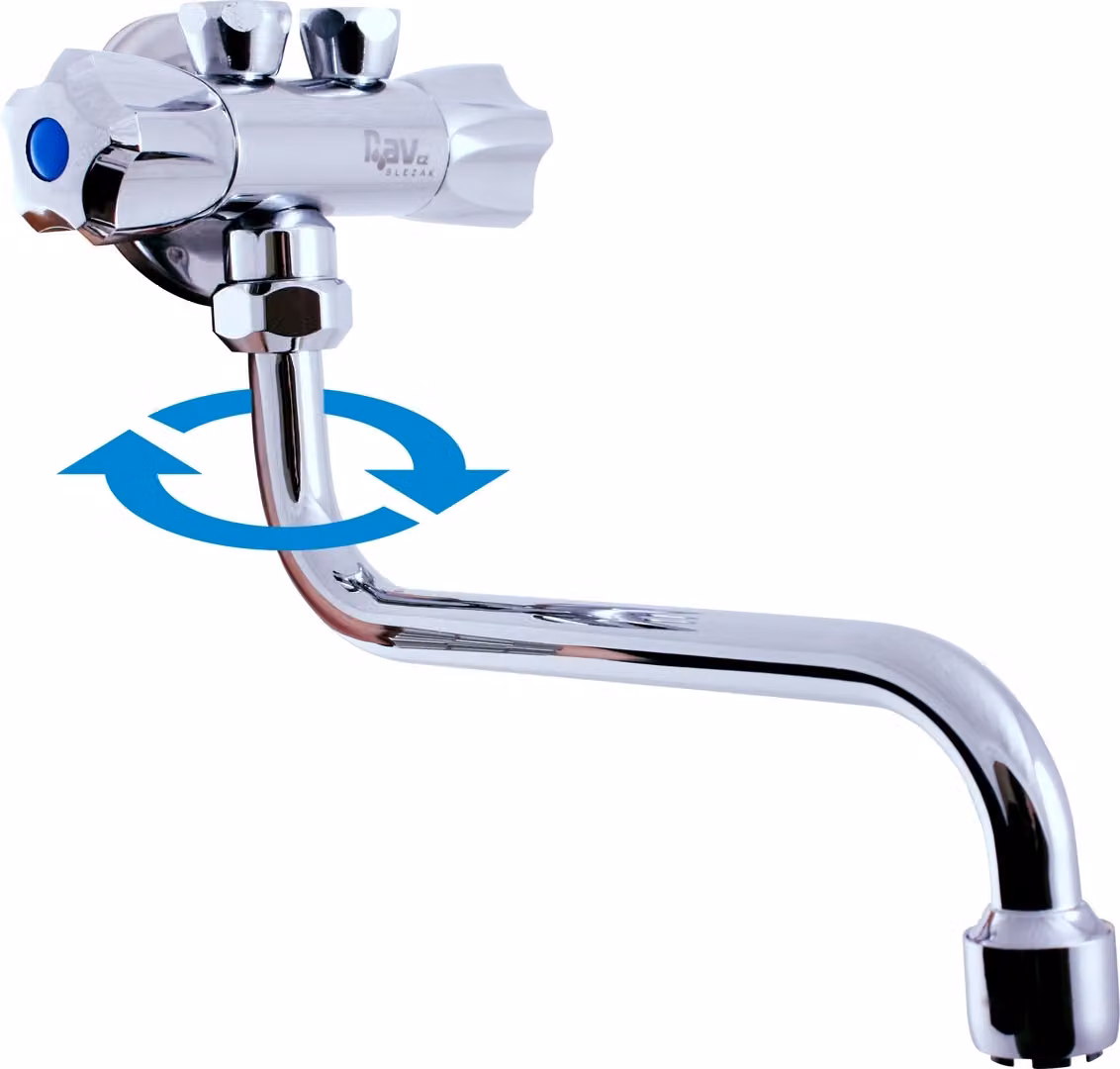 Slezák-RAV Miscelatore per lavabo/lavandino per riscaldatori a bassa pressione Slezák RAV EM001/21 Colore: cromo, Dimensioni: attacco 3/8'' filettatura maschio (per tubi)