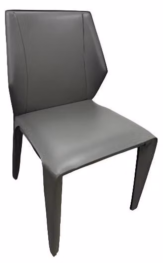 Stuhl ohne Armlehne Beige Design Esszimmerstuhl Polster Esszimmer Holz