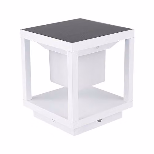 V-TAC Lampada Solare LED da terra 2W Quadrata con Sensore di Movimento Colore Bianco 3000K IP65