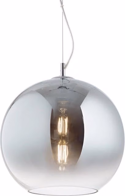 Sospensione Moderna Nemo Metallo Cromo Sfumato 1 Luce E27 D40Cm