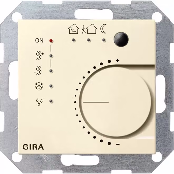 Gira 210001 Regolatore continuo KNX Sistema 55 Bianco crema