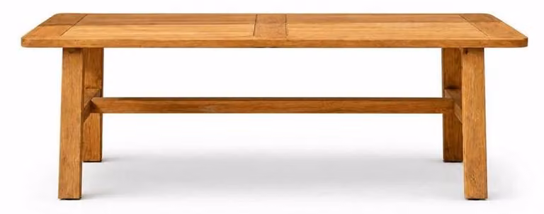 Tavolino da caffè moderno in legno di quercia, colore marrone, per soggiorno