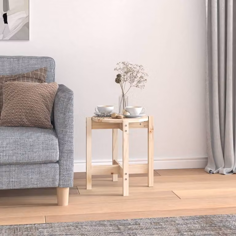 Maison Exclusive - Tavolino Ø 42,5x45 cm in legno massello di pino