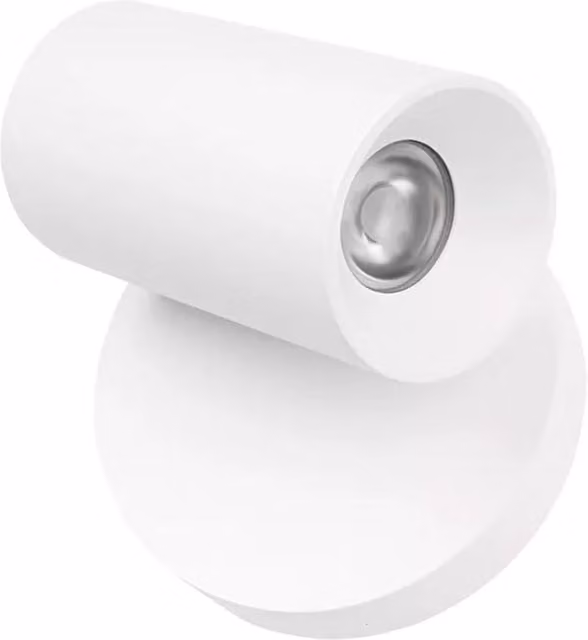 Linea Light Bart Plafoniera Applique LED regolabile in alluminio e plastica per uso professionale disponibile in bianco, nero o trasparente con luce bianco caldo