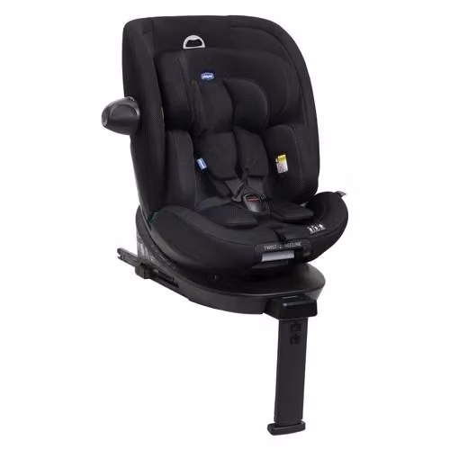 Seggiolino auto Chicco Everone I-Size Twist Recline nero, rotante, per altezza 40-150 cm – 2