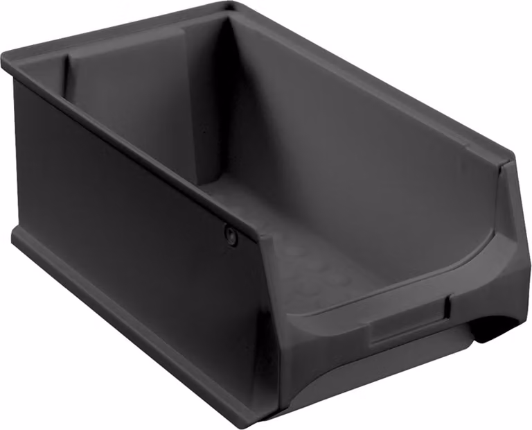 allit 456132 allit ProfiPlus GripBox 4 contenitore aperto, ESD, nero