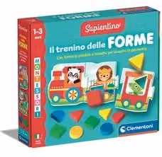 Il Trenino delle Forme Clementoni Sapientino Baby Montessori multicolore per bambini dai 12 ai 36 mesi