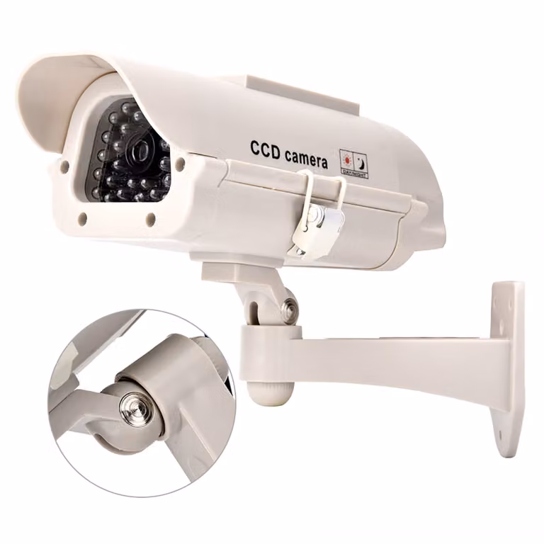 Macchina fotografica falsa, macchina fotografica fittizia, macchina fotografica di simulazione, monitor falso, macchina fotografica falsa con la luce del LED