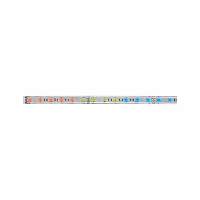 Paulmann Function MaxLED, striscia LED RGB, 1 metro, 13,5W, 24V, colore argento, materiale: plastica
