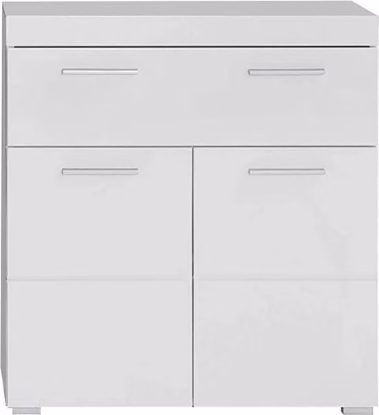 Cassettone da bagno - Cassetto - Finestra alta - 73 x 79 x 31 cm