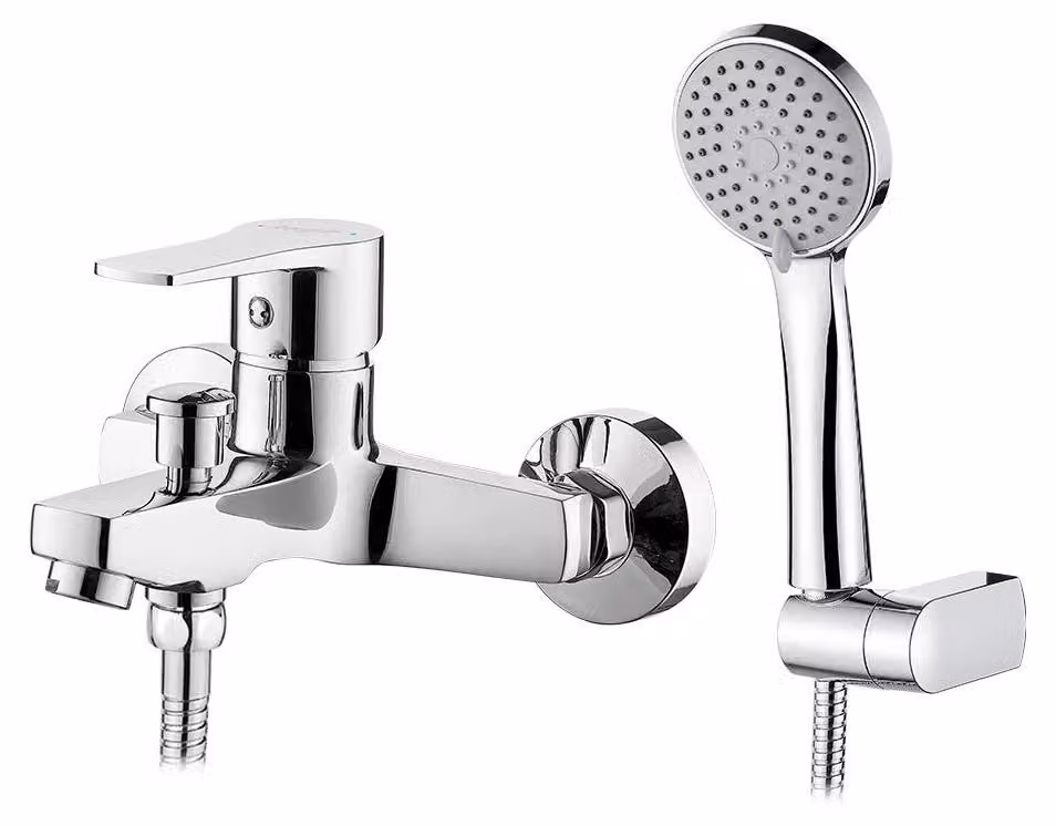 Ibergrif M13057: Miscelatore per vasca da bagno con doccetta manuale. Miscelatore per vasca da bagno, acqua