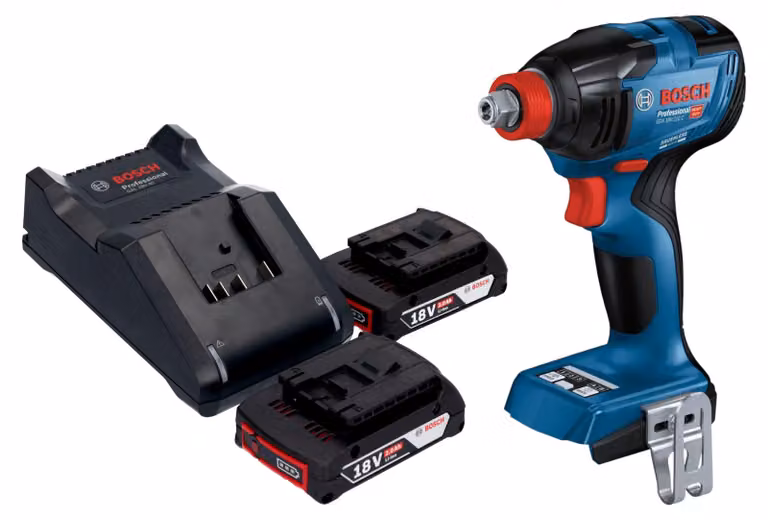 Bosch GDX 18V-210 C Avvitatore a impulsi professionale a batteria 18 V 210 Nm brushless + 2x batteria ricaricabile 2,0 Ah + caricabatterie