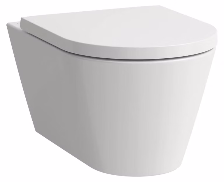 LAUFEN Kartell WC suspendu, chasse deau basse, avec Silent Flush sans rebord, 545x370x355mm, H8213310000001, H8213310000001