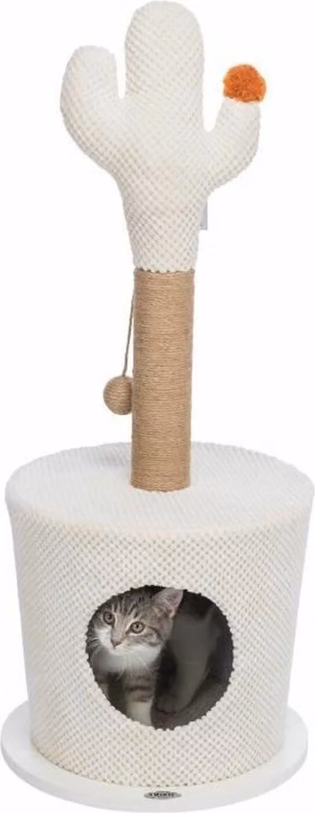 TRIXIE grotta per gatti con cactus 36x84 cm crema