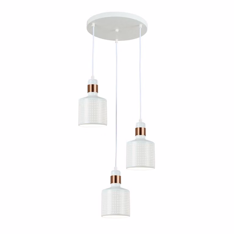 Italux Restenza lampadario moderno bianco PND-2439-3-WH